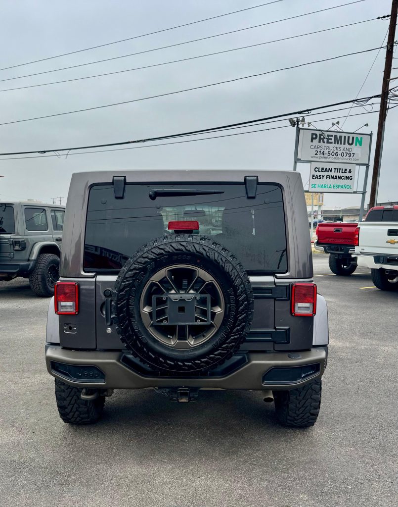 2016 Jeep Wrangler Unlimited 75th Anniversary Edition, Exterior photo 9